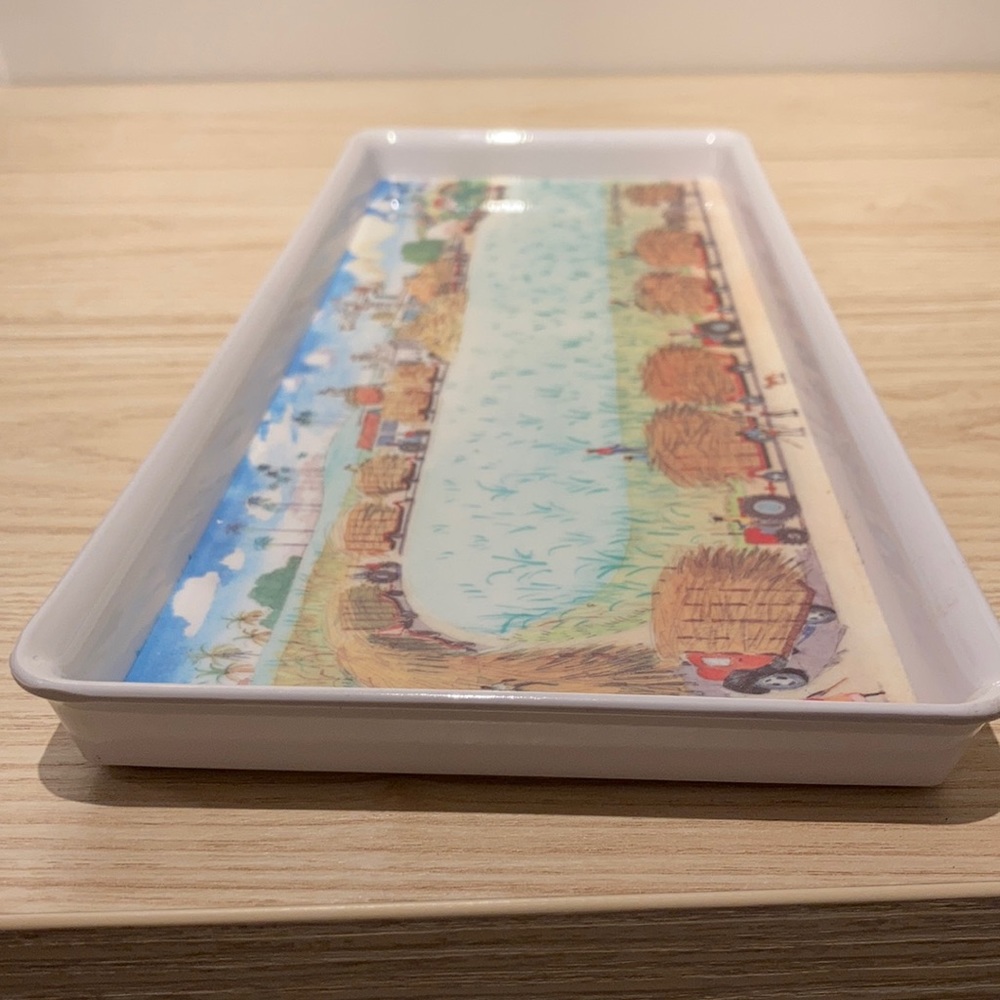 Melamine tray signed Jill Walker Barbados - Picture 2 of 11